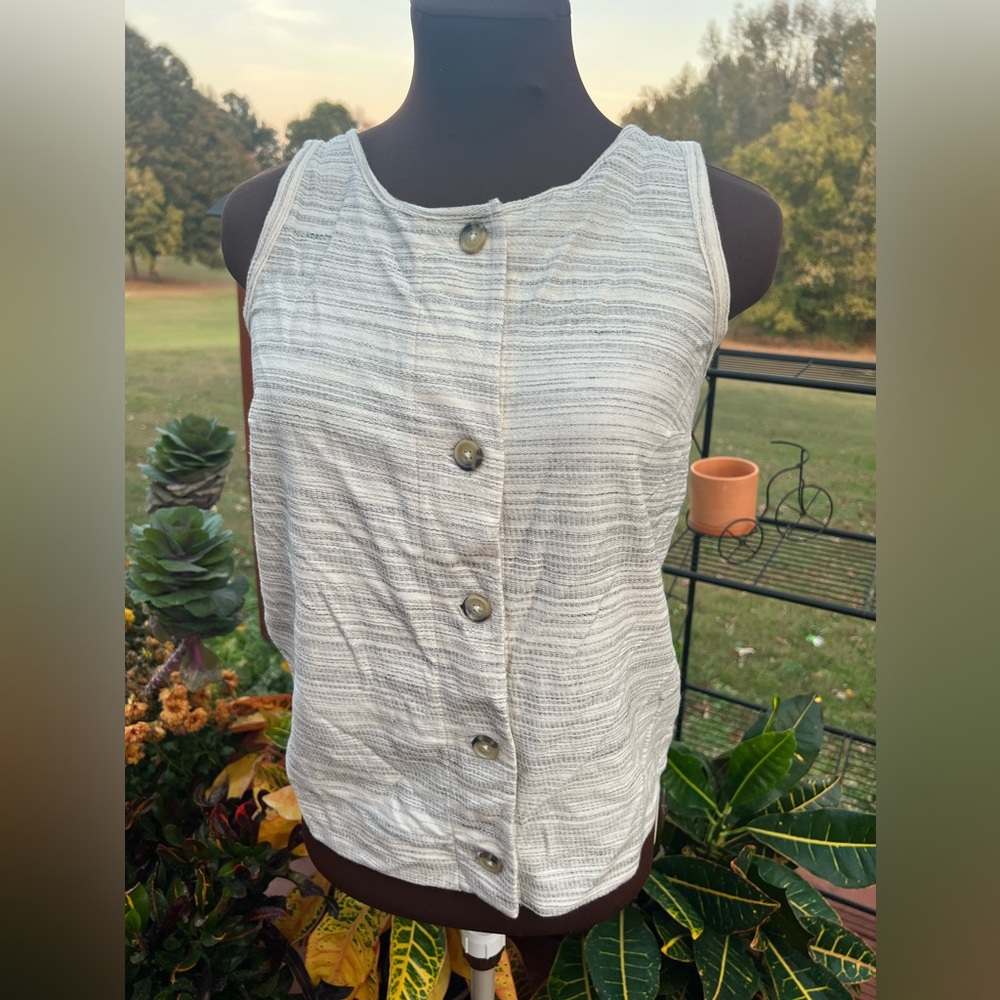 Lucky Brand Cotton Button Up - Size Small